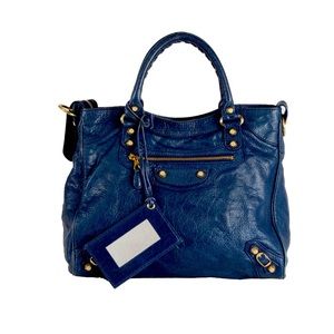 Balenciaga Blue Crossbody Bag